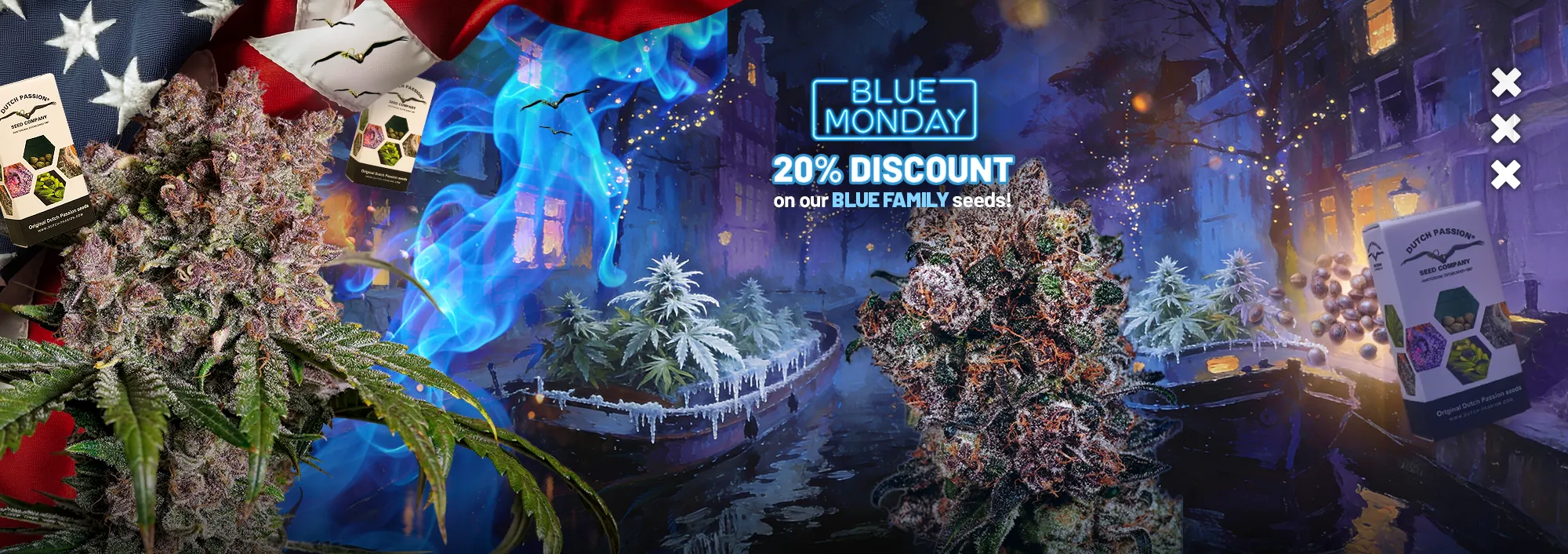 Blue Monday 20% discount on Blue Family